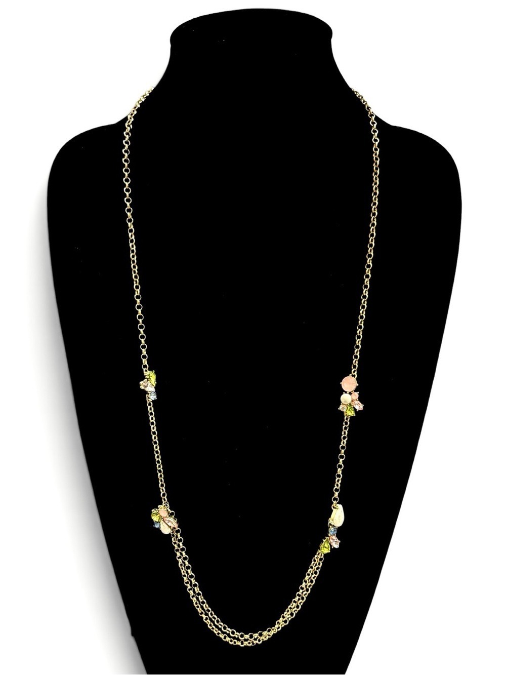Banana Republic Spring Jewel Long Station Necklace | NWT